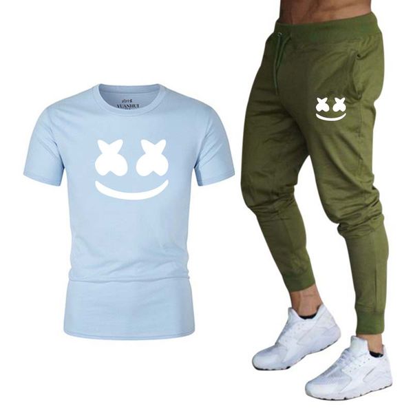 men's t-shirt + trousers two-piece casual sports suit men's 2019 casual t-shirt two-piece men, Black;blue
men's t-shirt + trousers two-piece casual sports suit men's 2019 casual t-shirt two-piece men, Black;blue