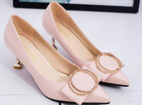 women's shoes in spring and autumn high fine heel pointed end bowknot @kl356, Black
women's shoes in spring and autumn high fine heel pointed end bowknot @kl356, Black