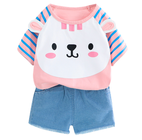 summer toddler girls clothes 2pcs outfits kids clothes for girls tracksuit suit for children clothing, White
summer toddler girls clothes 2pcs outfits kids clothes for girls tracksuit suit for children clothing, White