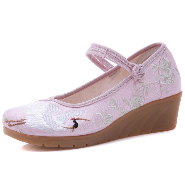 ethnic vintage women's wedge embroidered cloth shoes buckles chinese style casual animal floral lady platform single shoes pumps, Black
ethnic vintage women's wedge embroidered cloth shoes buckles chinese style casual animal floral lady platform single shoes pumps, Black