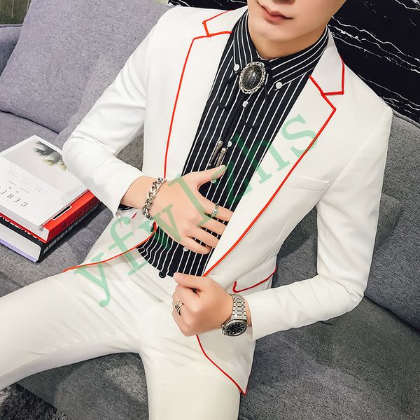 one button groomsmen notch lapel wedding groom tuxedos men suits wedding/prom/dinner man blazer(jacket+tie+pants) t01, Black;gray
one button groomsmen notch lapel wedding groom tuxedos men suits wedding/prom/dinner man blazer(jacket+tie+pants) t01, Black;gray