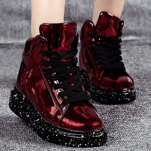 plus size 36-45 women sneakers ladies shoes high-bright shoes zapatos de mujer bling casual sequin thick bottom, Black
plus size 36-45 women sneakers ladies shoes high-bright shoes zapatos de mujer bling casual sequin thick bottom, Black
