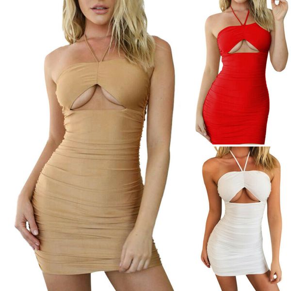 womens summer spaghetti strap sleeveless bodycon dress backless cross bandage ladies short mini dress pleated stretch club, Black;gray
womens summer spaghetti strap sleeveless bodycon dress backless cross bandage ladies short mini dress pleated stretch club, Black;gray