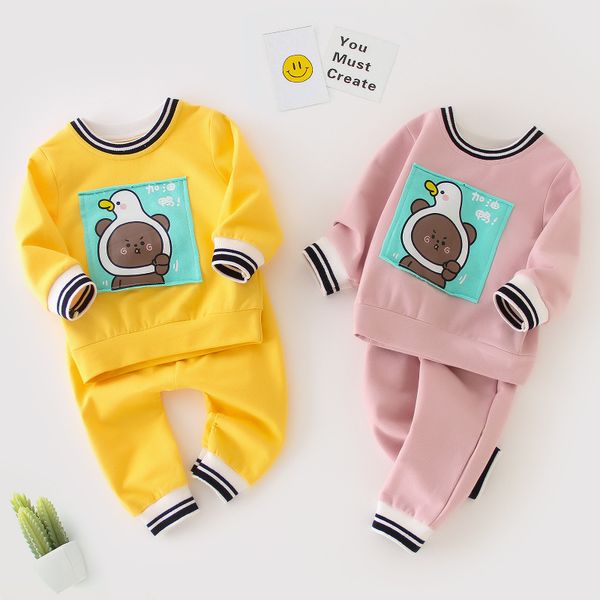 baby suit spring and autumn new round neck cotton two-piece suit fashion out clothes for boy or girl baby clothes, White
baby suit spring and autumn new round neck cotton two-piece suit fashion out clothes for boy or girl baby clothes, White
