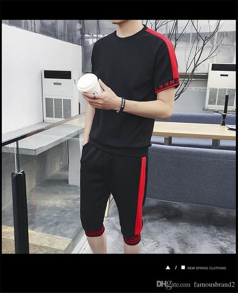 summer slim man casual sport suit designer pullover short sleeve mens tracksuits fashion mens 2pcs sets, Gray
summer slim man casual sport suit designer pullover short sleeve mens tracksuits fashion mens 2pcs sets, Gray
