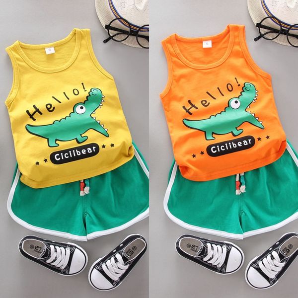 2020 children's boys' cotton cartoon suits for boys and girls and girls vest children's suit clothes baby vest shorts two-pie
2020 children's boys' cotton cartoon suits for boys and girls and girls vest children's suit clothes baby vest shorts two-pie