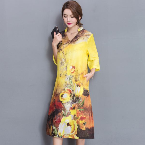 4xl luxury new arrival 2019 spring summer women's v neck elegant print floral maxi dress plus size runway dresses, Black;gray
4xl luxury new arrival 2019 spring summer women's v neck elegant print floral maxi dress plus size runway dresses, Black;gray