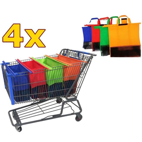wholesale 4 pcs/set mix color storage bag reusable environmental protection shopping large capacity bags
wholesale 4 pcs/set mix color storage bag reusable environmental protection shopping large capacity bags