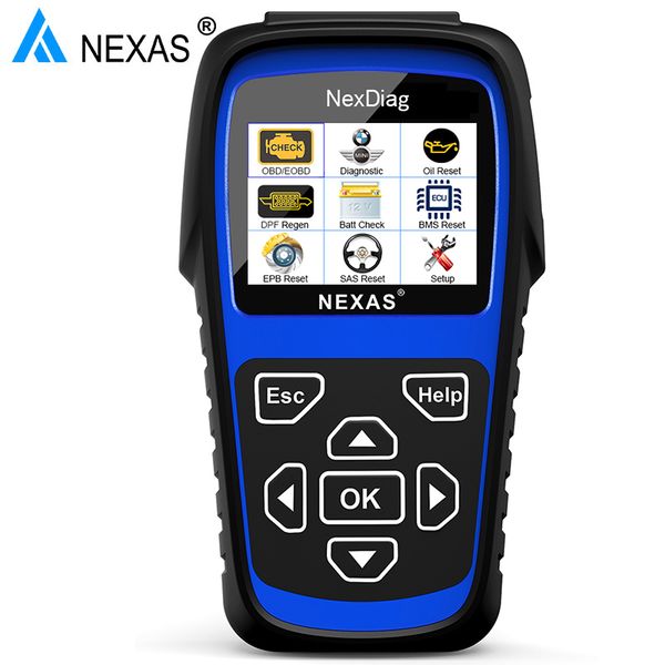 nexas nd601 obd2 scanner for e46 e90 abs airbag sas epb oil dpf bms obd2 car diagnostic tool multilingual update
nexas nd601 obd2 scanner for e46 e90 abs airbag sas epb oil dpf bms obd2 car diagnostic tool multilingual update