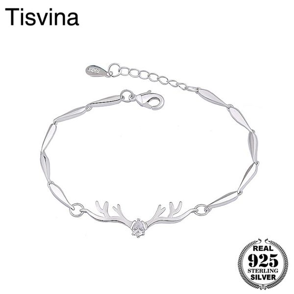 2019 new antlers bracelets for women 925 sterling silver jewelry with cz cute animal fawn gift for girlfriend, Golden;silver
2019 new antlers bracelets for women 925 sterling silver jewelry with cz cute animal fawn gift for girlfriend, Golden;silver