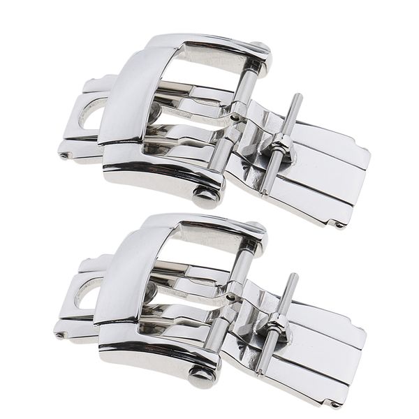 2 pcs stainless steel folding buckle buckle strap buckle replacement accessories for watches, Black;brown
2 pcs stainless steel folding buckle buckle strap buckle replacement accessories for watches, Black;brown