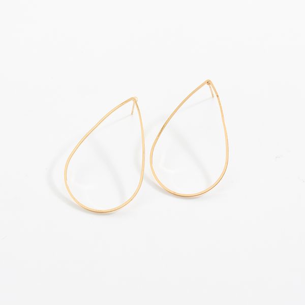 maxi copper drop-shaped minimalist earrings simple fashion style and big size can correct facial contous, Silver
maxi copper drop-shaped minimalist earrings simple fashion style and big size can correct facial contous, Silver