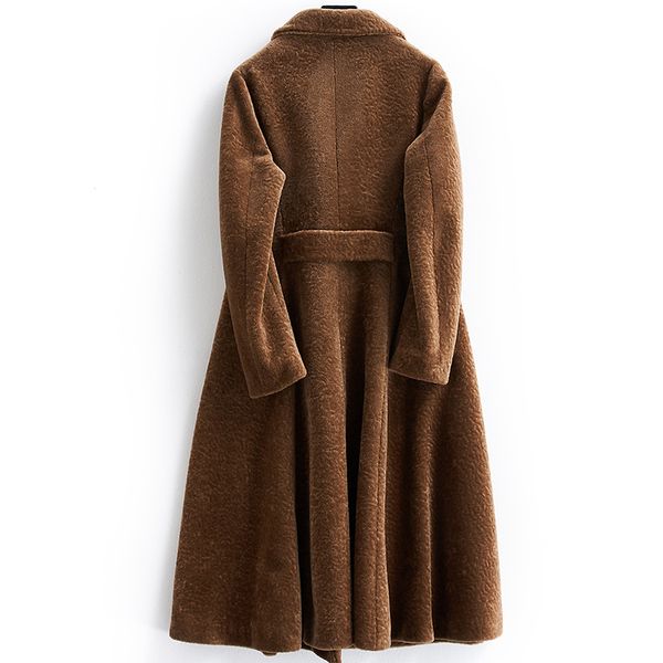 2020 new broken code winter leather and fur sheep shearing overcoat girls long fund reunite with coat one loose coat, Black
2020 new broken code winter leather and fur sheep shearing overcoat girls long fund reunite with coat one loose coat, Black