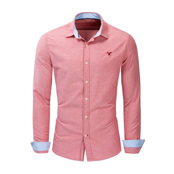 mens casual shirt designer eagle embroidery decoration homme color pink shirts fashion spring and autumn clothes, White;black
mens casual shirt designer eagle embroidery decoration homme color pink shirts fashion spring and autumn clothes, White;black