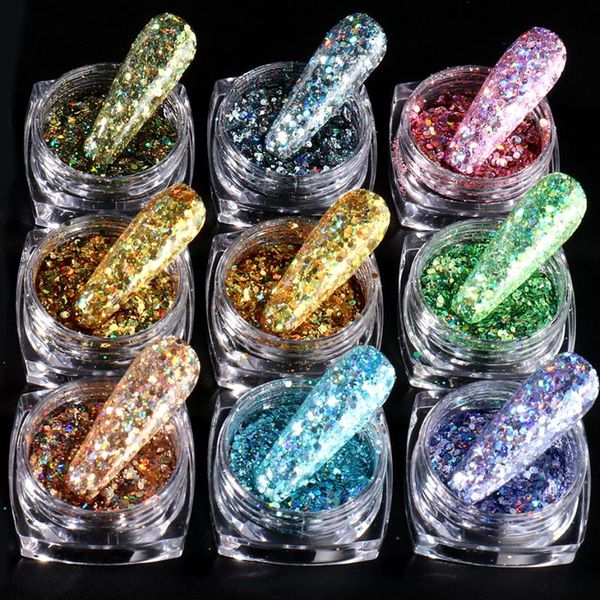 0.5g mermaind nail glitter flakes mix round/hexagon sequins nail art decoration dazzling powder pigment polish manicure beas1-12, Silver;gold
0.5g mermaind nail glitter flakes mix round/hexagon sequins nail art decoration dazzling powder pigment polish manicure beas1-12, Silver;gold