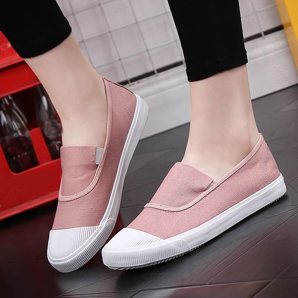 women classic canvas elastic band flat autumn loafers female slip on platform vulcanize ladies fashion casual lazy shoes, Black
women classic canvas elastic band flat autumn loafers female slip on platform vulcanize ladies fashion casual lazy shoes, Black