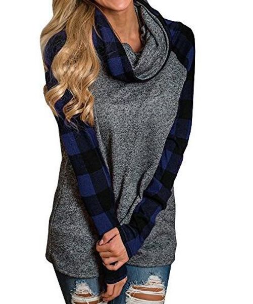 2018 sweatshirts female hoodie women long sleeve plaid turtleneck tartan tunic sweatshirt pullover autumn hooded sweatshirt, Black
2018 sweatshirts female hoodie women long sleeve plaid turtleneck tartan tunic sweatshirt pullover autumn hooded sweatshirt, Black