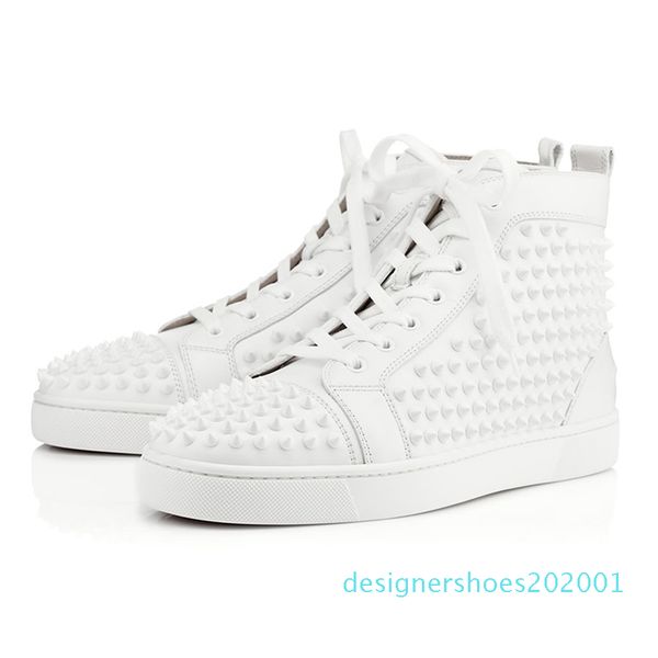 men women designer shoes luxury spikes sneaker red triple black white suede leather fashion mens flats bottoms shoe size 36-47 d01
men women designer shoes luxury spikes sneaker red triple black white suede leather fashion mens flats bottoms shoe size 36-47 d01