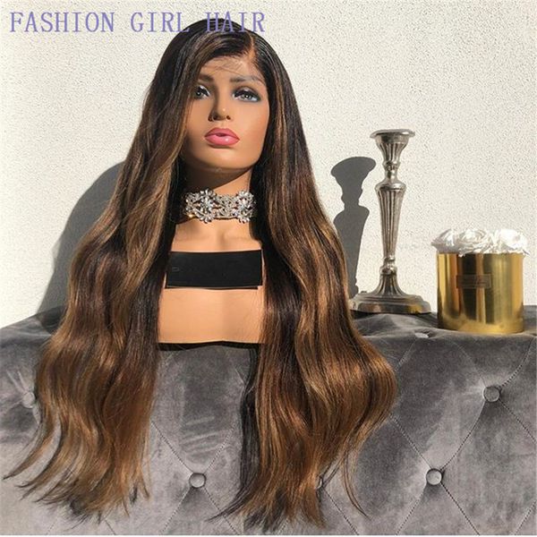 ombre brown color long body wave wig synthetic lace front simulation human hair wigs with baby hair plucked brazilian lace wigs, Black;brown
ombre brown color long body wave wig synthetic lace front simulation human hair wigs with baby hair plucked brazilian lace wigs, Black;brown