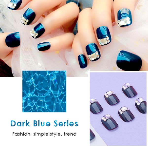24set/pcs blue nails fake reusable acrylic manicure tool false nail adhesive jelly glue press on nail full cover tips, Red;gold
24set/pcs blue nails fake reusable acrylic manicure tool false nail adhesive jelly glue press on nail full cover tips, Red;gold