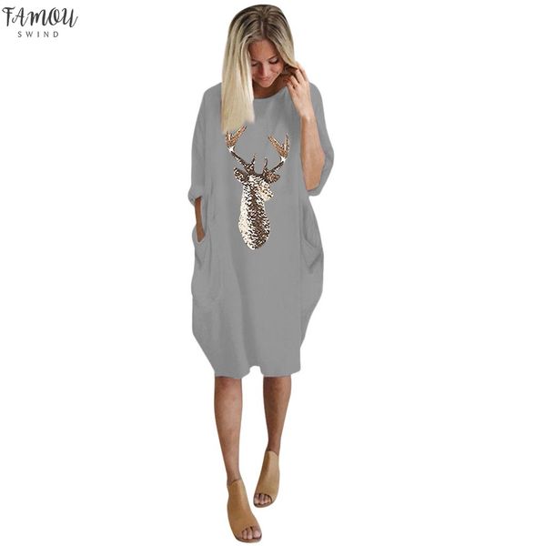 women long sleeve dress harajuku casual knee-length dress s-5xl plus size dresses elbise christmas moose print party vestidos d5, Black;gray
women long sleeve dress harajuku casual knee-length dress s-5xl plus size dresses elbise christmas moose print party vestidos d5, Black;gray