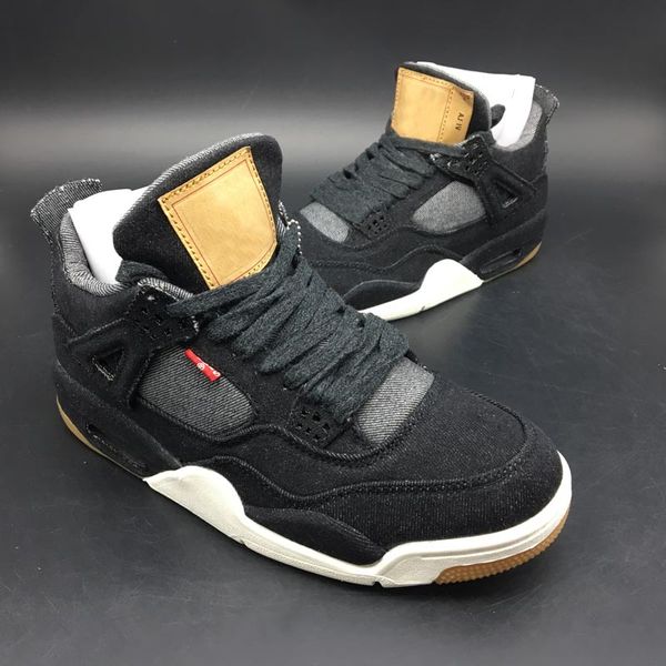 Designer Basketball Shoes 4 4s Levi s Mens Black Fashion Outdoor Trainer Sports Sneaker Comfortable Designer Shoes High Quality
Designer Basketball Shoes 4 4s Levi s Mens Black Fashion Outdoor Trainer Sports Sneaker Comfortable Designer Shoes High Quality