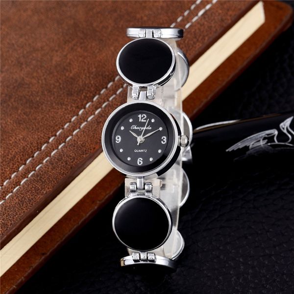 women's watch fashion casual bracelet watch ms. stainless steel simple analog quartz clock female relojes para mujer, Slivery;brown
women's watch fashion casual bracelet watch ms. stainless steel simple analog quartz clock female relojes para mujer, Slivery;brown