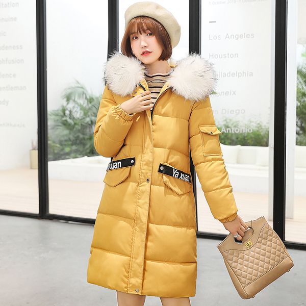 2019 new arrival warm padded jackets slim long winter jacket women thicken ladies coat warm coats plus size 7xl parkas, Black
2019 new arrival warm padded jackets slim long winter jacket women thicken ladies coat warm coats plus size 7xl parkas, Black