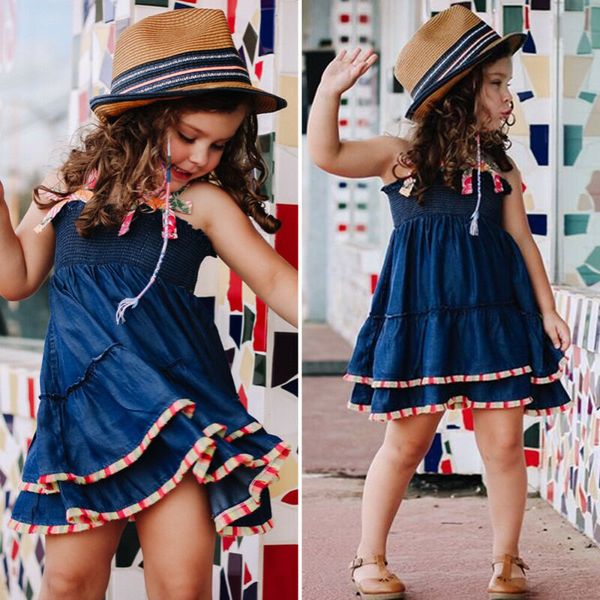 1-6y toddler kids baby girls sleeveless dress denim strap party dresses sundress, Red;yellow
1-6y toddler kids baby girls sleeveless dress denim strap party dresses sundress, Red;yellow