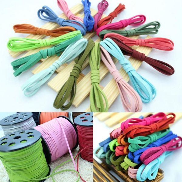 42colors faux leather suede cord/lace/strip/string 2.8mm flat thong jewellery necklace bracelet 42m, Black;white
42colors faux leather suede cord/lace/strip/string 2.8mm flat thong jewellery necklace bracelet 42m, Black;white