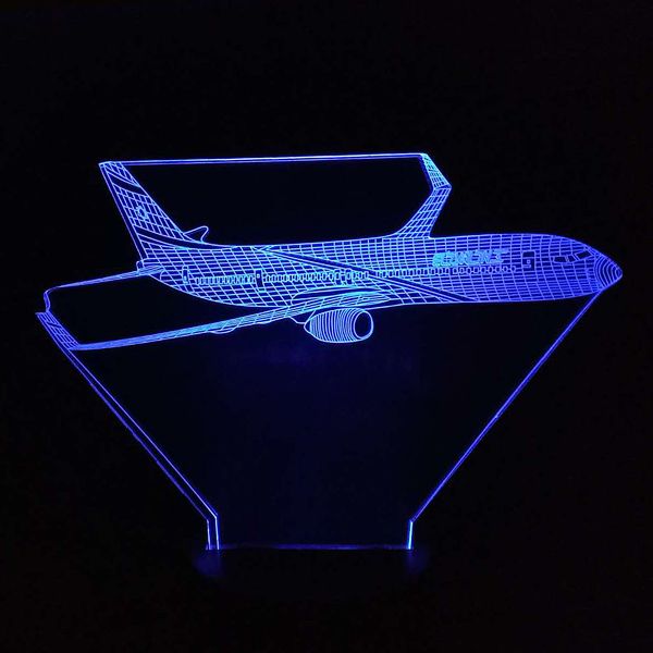 airplane 3d illusion led night light usb/ aa battery power supply plane table lamp 7 color light kids birthday part decor gift
airplane 3d illusion led night light usb/ aa battery power supply plane table lamp 7 color light kids birthday part decor gift