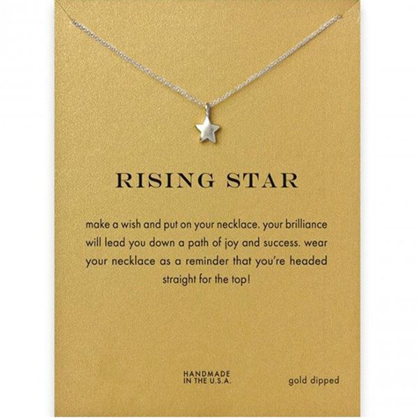 rising star pendants necklace with card pentagram alloy pendant necklaces for women girls fashion jewelry, Silver
rising star pendants necklace with card pentagram alloy pendant necklaces for women girls fashion jewelry, Silver