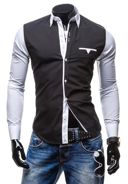 2016 летние мужские рубашки мужские рубашки с длинными рукавами slim fit шить цвет бизнес рубашки, White;black
2016 летние мужские рубашки мужские рубашки с длинными рукавами slim fit шить цвет бизнес рубашки, White;black