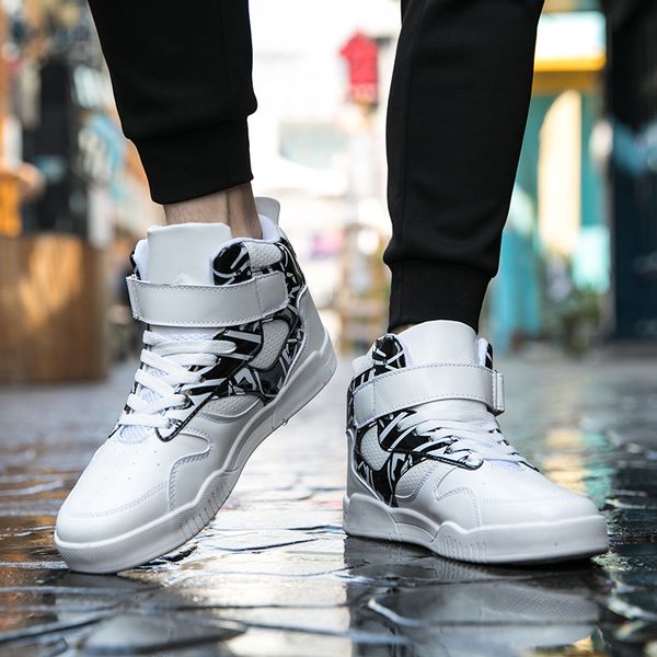 traano mens shoes casual flat sneakers 2019 spring autumn black white high male footwear walking shoes size 39-46 cc-086
traano mens shoes casual flat sneakers 2019 spring autumn black white high male footwear walking shoes size 39-46 cc-086