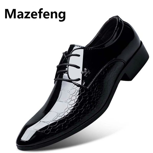 mazefeng 2019 men's dress shoe snakeskin grain leather men wedding oxford shoes lace-up office suit men's casual shoes italian, Black
mazefeng 2019 men's dress shoe snakeskin grain leather men wedding oxford shoes lace-up office suit men's casual shoes italian, Black