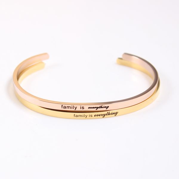 stainless steel bar bangle engraved positive inspirational (family is everything) bracelet bangle for women men encourage gifts, Black
stainless steel bar bangle engraved positive inspirational (family is everything) bracelet bangle for women men encourage gifts, Black