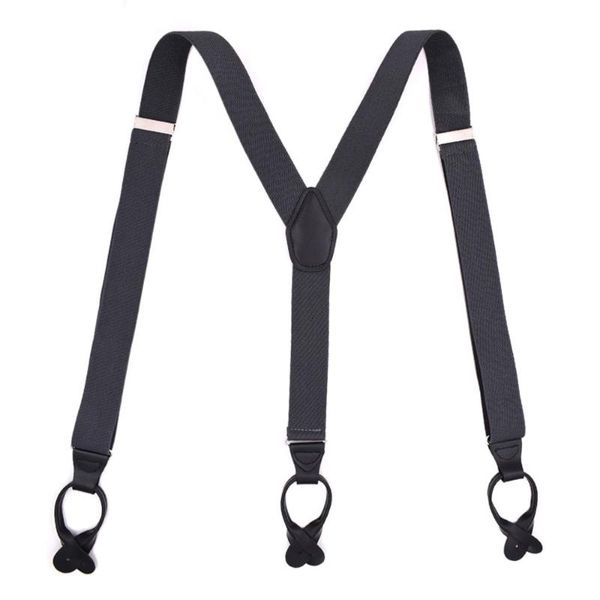 black suspenders braces for men y-back pu leather trimmed button end men's wedding banquet tuxedo suspenders for father husband, Black;white
black suspenders braces for men y-back pu leather trimmed button end men's wedding banquet tuxedo suspenders for father husband, Black;white