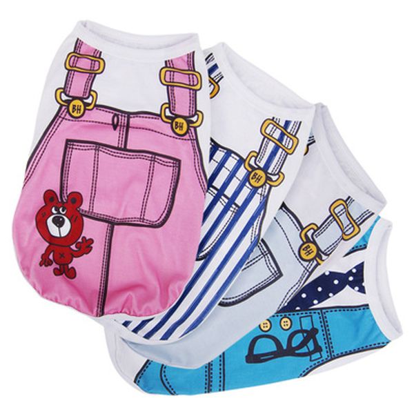 cartoon pet dog clothes summer cotton puppy t shirt clothing for small dogs french bulldog shirt vest cat costume suspender trousers coat
cartoon pet dog clothes summer cotton puppy t shirt clothing for small dogs french bulldog shirt vest cat costume suspender trousers coat
