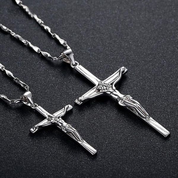 день креста иисус женщины мужчины ожерелье 925 стерлингового серебра ожерелья цепи христиана ювелирные изделия валентина подарочные dropship, Silver 
день креста иисус женщины мужчины ожерелье 925 стерлингового серебра ожерелья цепи христиана ювелирные изделия валентина подарочные dropship, Silver