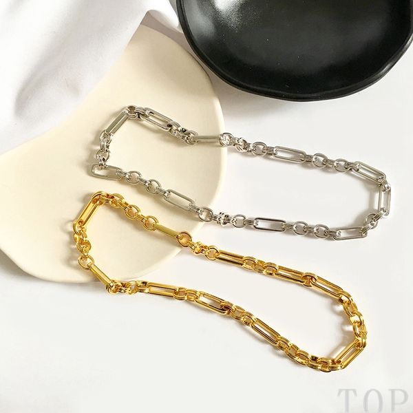 men women necklace luxury jewelry clavicle chain 2020 new stainless steel punk bold chain popular necklace, Black
men women necklace luxury jewelry clavicle chain 2020 new stainless steel punk bold chain popular necklace, Black