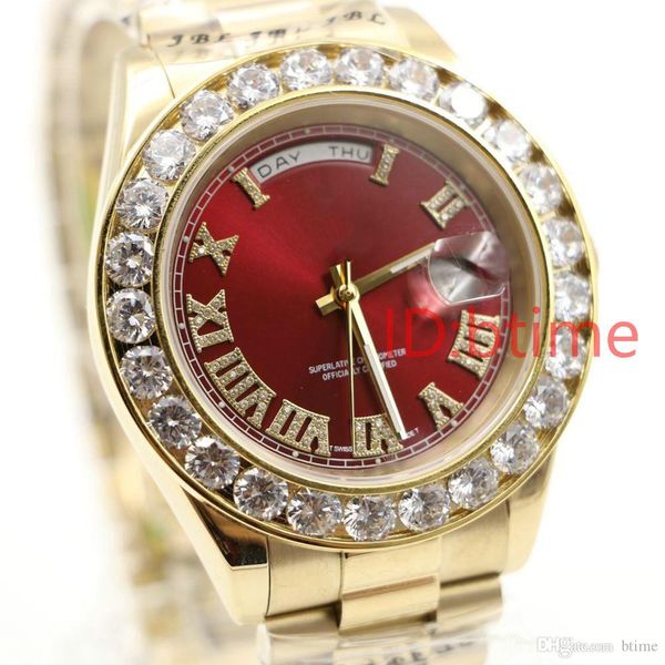 2018 president day date 18k gold perpetual luxury mens watch большой бриллиантовый безель золото нержавеющая сталь оригинальный ремешок авто, Slivery;brown
2018 president day date 18k gold perpetual luxury mens watch большой бриллиантовый безель золото нержавеющая сталь оригинальный ремешок авто, Slivery;brown