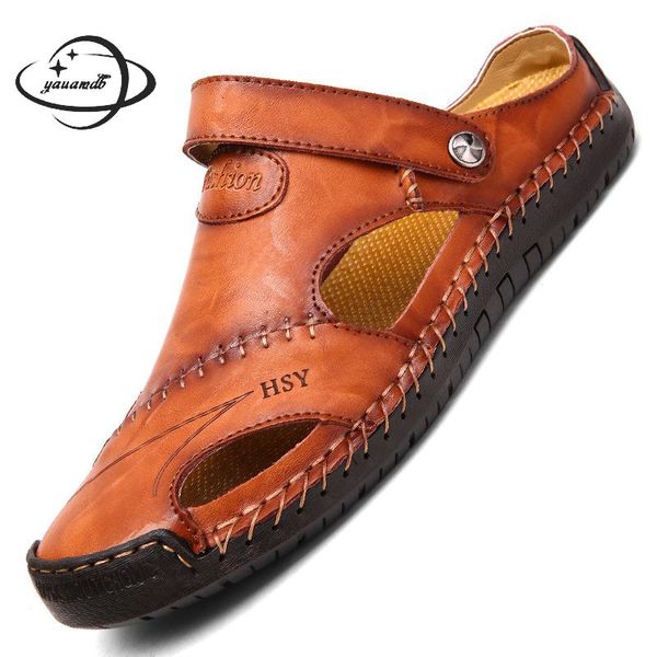 size 38-48 mens sandals summer male sandals slip-on cow leather plus size outdoor solid color soft bottom man shoes h68, Black
size 38-48 mens sandals summer male sandals slip-on cow leather plus size outdoor solid color soft bottom man shoes h68, Black