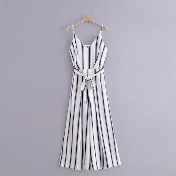 2019 summer female jumpsuit new women fashion wild slim slimming high waist split jumpsuit striped ladies straps win851, Black;white
2019 summer female jumpsuit new women fashion wild slim slimming high waist split jumpsuit striped ladies straps win851, Black;white
