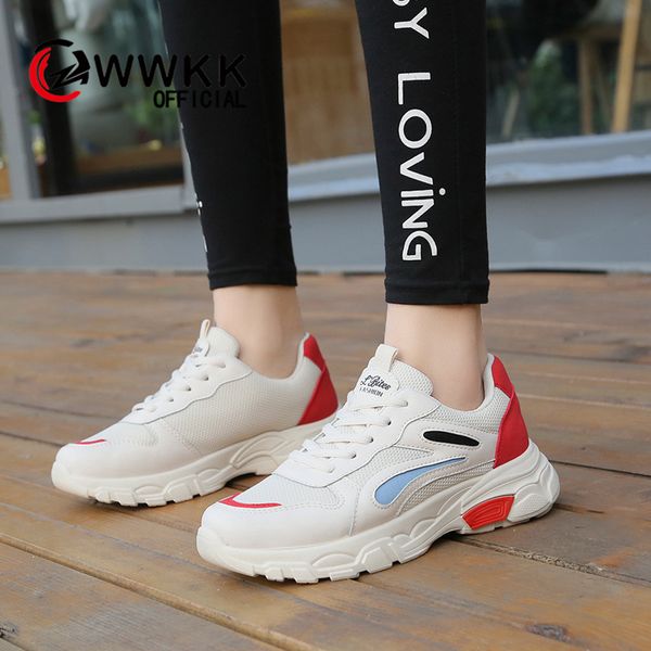 wwkk women women casual autumn sneakers flats platform shoes lace up female flat shoes comrfortable sport, Black
wwkk women women casual autumn sneakers flats platform shoes lace up female flat shoes comrfortable sport, Black