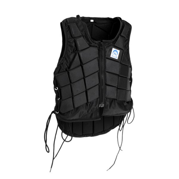 black eva padded safety equestrian horse riding vest body protector protection protective zipper waistcoat for men women kids children
black eva padded safety equestrian horse riding vest body protector protection protective zipper waistcoat for men women kids children