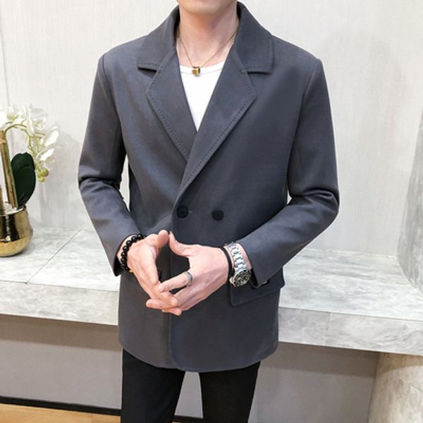 2020 new net red woolen small suit men's jacket trend korean slim double breasted loose hairstylist jacket, White;black
2020 new net red woolen small suit men's jacket trend korean slim double breasted loose hairstylist jacket, White;black