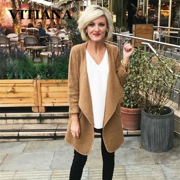 vitiana women casual coats autumn winter 2019 female long sleeve office work long coats womens elegant streetwear clothes, Black
vitiana women casual coats autumn winter 2019 female long sleeve office work long coats womens elegant streetwear clothes, Black