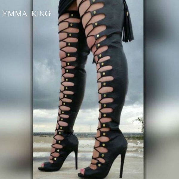 black over knee boots women stunning front cut outs and buckled design stiletto high heels open toe long boots ladies shoes
black over knee boots women stunning front cut outs and buckled design stiletto high heels open toe long boots ladies shoes