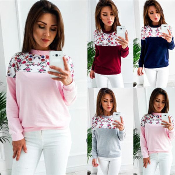 floral print hoodies women pullovers 2018 autumn harajuku jumper thin sweatshirt casual tracksuit plus size top, Black
floral print hoodies women pullovers 2018 autumn harajuku jumper thin sweatshirt casual tracksuit plus size top, Black