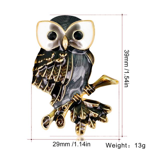 retro owl branch brooch styled cute cartoon animal brooch oil drop for women scarf clothes jewelry decor al240, Gray
retro owl branch brooch styled cute cartoon animal brooch oil drop for women scarf clothes jewelry decor al240, Gray